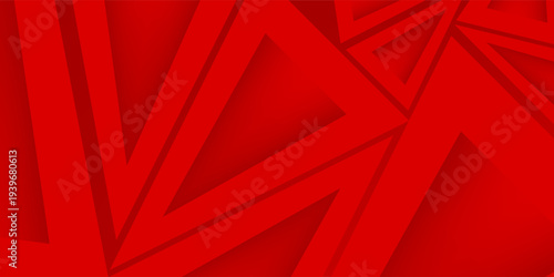 Modern background Red shape with technology concept for template, poster, wallpaper, flyer design abstract