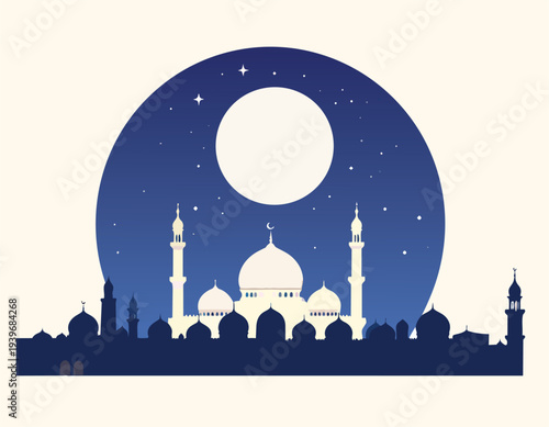 A stunning white marble mosque in Abu Dhabi illuminated at night, showcasing grand Islamic architecture with domes and minarets reminiscent of India's Taj Mahal landmark at dusk