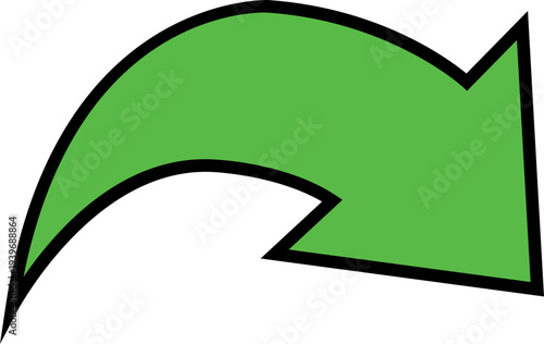 Curved Arrow Icon Group in Flat Style Vector, Direction Pointer Navigation Symbol Bundle Pack, Swirl Rotate Flow Sign Silhouette Outline Design