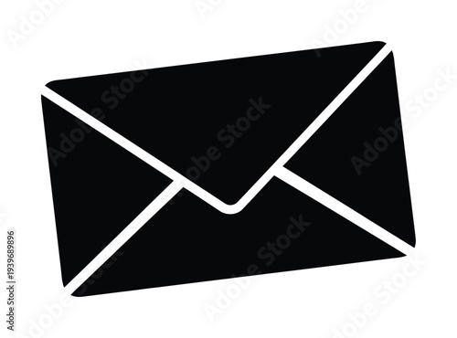 Vector icon of an envelope symbolizing email communication and correspondence