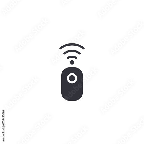 Remote shutter icon symbolizing wireless photography control, remote shooting, convenience in capturing images, and modern camera technology.