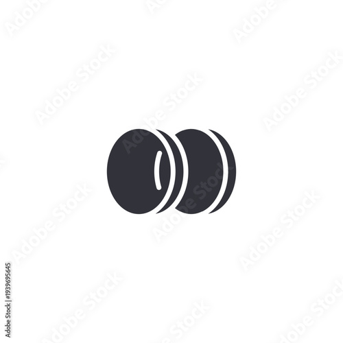 Camera lens icon representing zoom optics, photography precision, professional imaging tools, and visual clarity enhancement.