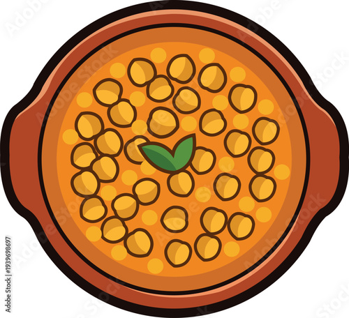 Greek Revithada Chickpea Stew Icon Rustic Comfort Food