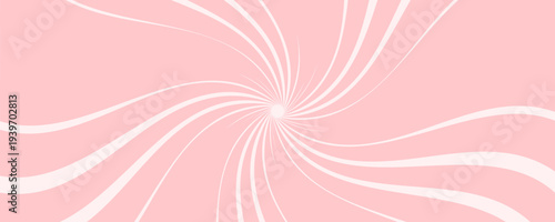 Abstract spiral sweet pink candy background vector design.