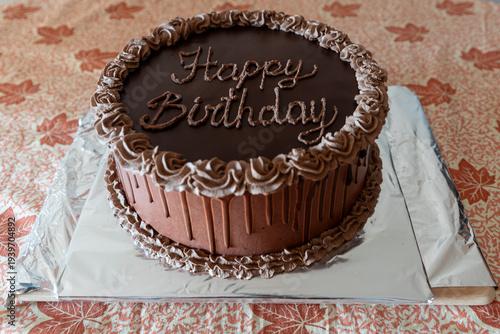Sweet Celebration – Chocolate Birthday Cake.