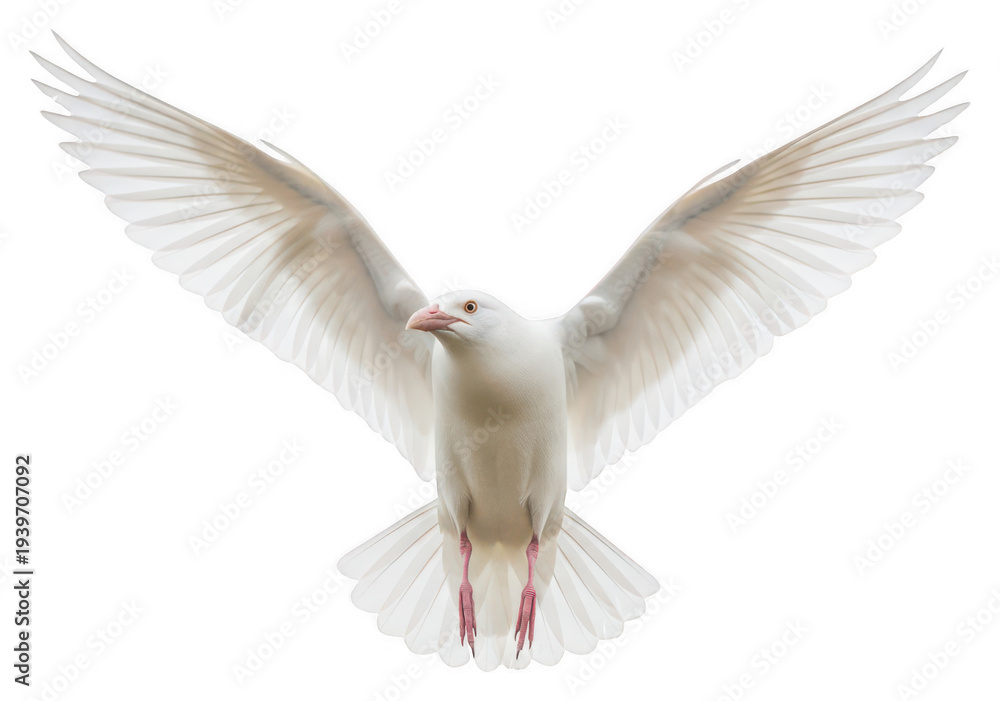 Obraz premium White bird png flying bird wings spread png transparent background image