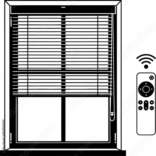 Smart motorized window blind with remote control
