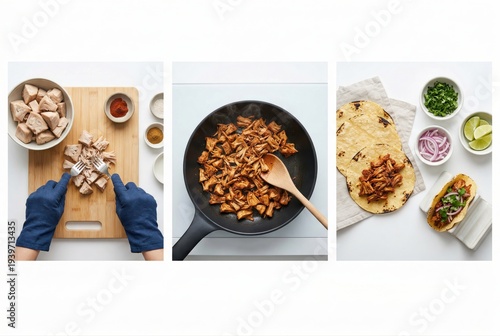 Culinary artistry showcased through the preparation of a savory dish using plant based ingredients emphasizing health consciousness and sustainability in modern cuisine