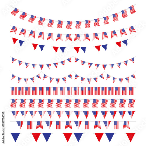 american flag bunting
