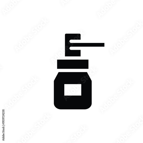 medical spray solid icon vector design good for web or mobile app