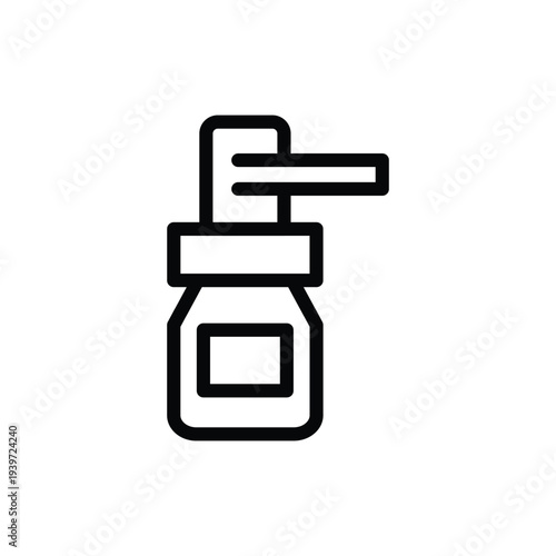 medical spray outline icon vector design good for web or mobile app
