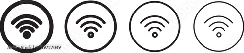 Internet Connection Icon set. network connection problem warning. Globe icon with no signal.