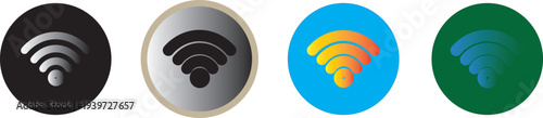 Internet Connection Icon set. network connection problem warning. Globe icon with no signal.