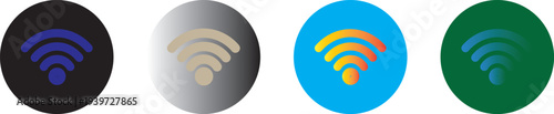 Internet Connection Icon set. network connection problem warning. Globe icon with no signal.