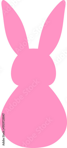 Easter Rabbit Silhouette