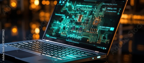 Wallpaper Mural Software development conceptual Creating computer program, code on laptop Torontodigital.ca