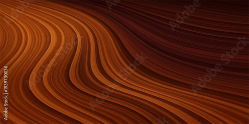 Natural dark brown and red wood grain texture provides a rustic timber plank background with a detailed hardwood oak pattern for a polished floor or tabletop surface design