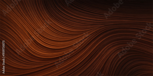 Natural brown wood texture background featuring a dark oak grain pattern on a weathered timber plank surface for a rustic hardwood floor or wall panel design