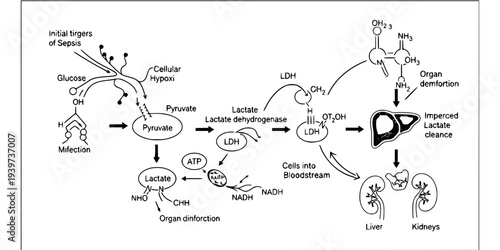 Lactate Test Sepsis Screening Icon