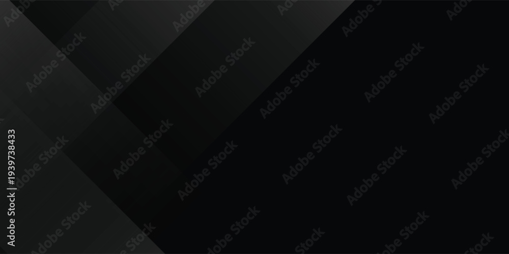Obraz premium Black abstract background. Elegant dark diagonal shape elements. Modern luxury grey gradient graphic design.
