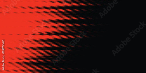 Red color pattern gradient texture background. Sport Dots pop art style vector illustration Template: Abstract red dark background with modern corporate concept