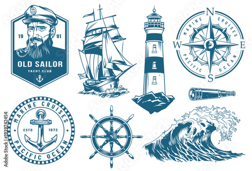 Various nautical elements