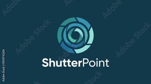 This logo design showcases an intricate rose pattern in trendy colors, perfect for branding purposes or as a part of a modern graphic design project for businesses.