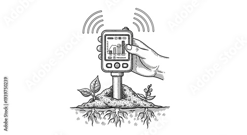 Soil Moisture Sensor Device Technology.