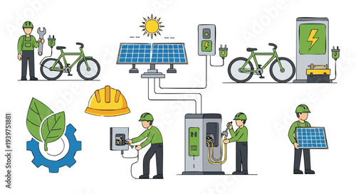 Sustainable Energy Concepts and Eco-Friendly Technology.
