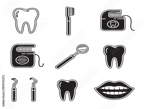 Vintage apothecary and alchemy symbols collection