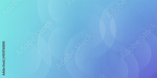 Abstract Soft Blue and Purple Gradient Background with Transparent Overlapping. vector illustration