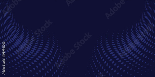 Blue Digital Technology Business Abstract or Science Background. Medical Research or Technology Innovation Online Webinar Presentation Event.