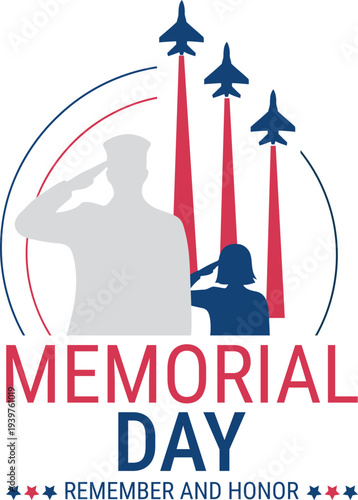 Memorial day tribute honoring fallen heroes and veterans