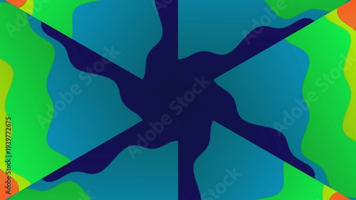 Dynamic abstract motion background with swirling colorful waves.