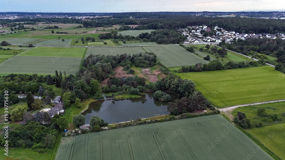 Fototapeta premium Berngrundsee in Rödermark
