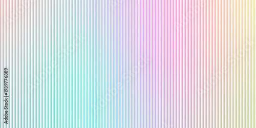 Abstract Pastel Gradient Background with Vertical Parallel Lines Pattern. vector illustration