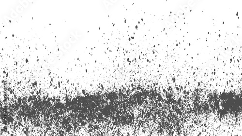 Subtle halftone grunge urban texture vector with black and white background and white concrete wall surface Black and white grunge background