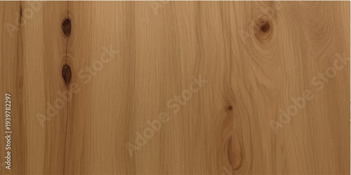 Natural brown oak grain pattern on a textured wooden plank surface creates a professional vector hardwood timber background for an organic wall or desk backdrop design
