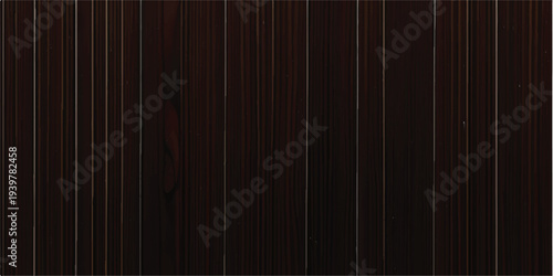 Dark Mahogany Wooden Surface Texture with Vertical Natural Wood Grain Pattern Rustic Timber Wall Background