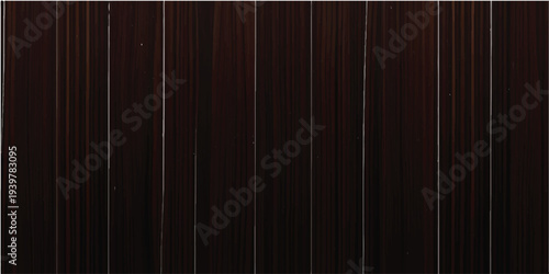 Dark Wood Texture: Black Grain Wood Background, Elegant Vertical Wooden Panel