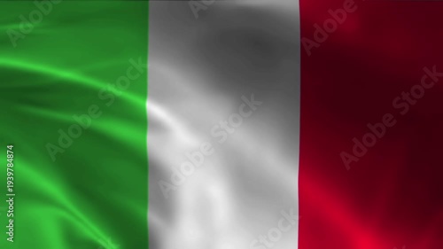 This high-quality waving flag animation represents the national pride and identity of a country. The realistic fabric simulation shows the flag gently moving in the wind, creating a natural.
