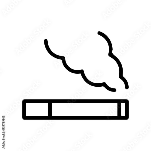 Cigarette Smoke Outline