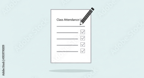 Checklist Paper with Pen for Task Management.