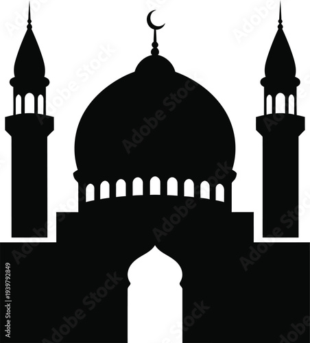 taj mahal vector illustration