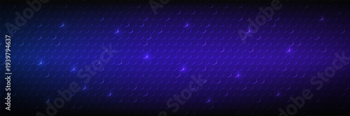 Hexagon background. Abstract science texture with glowing elements. Blue tech pattern. Digital data design. Medical or business template. Geometric honeycomb backdrop. Vector illustration.
