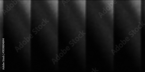 Black white dotted background in pop art retro style, vector illustration