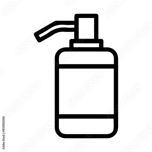 Soothing lotion bottle icon