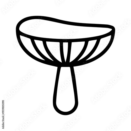 Mushroom Outline Icon