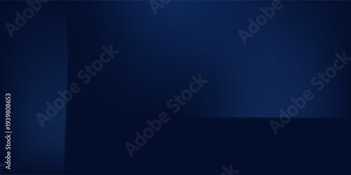 Abstract dark background. Silk satin fabric. Navy blue color. Elegant background with space for design. Soft wavy folds.