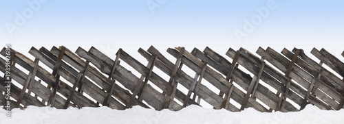 Wallpaper Mural Typical pasture fence in the Austrian Alps, also known as a hunter fence. Torontodigital.ca